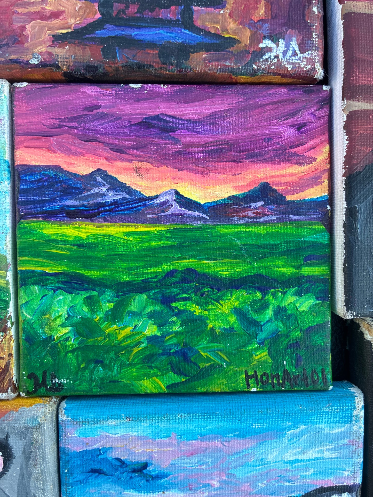 Jeweled mountains